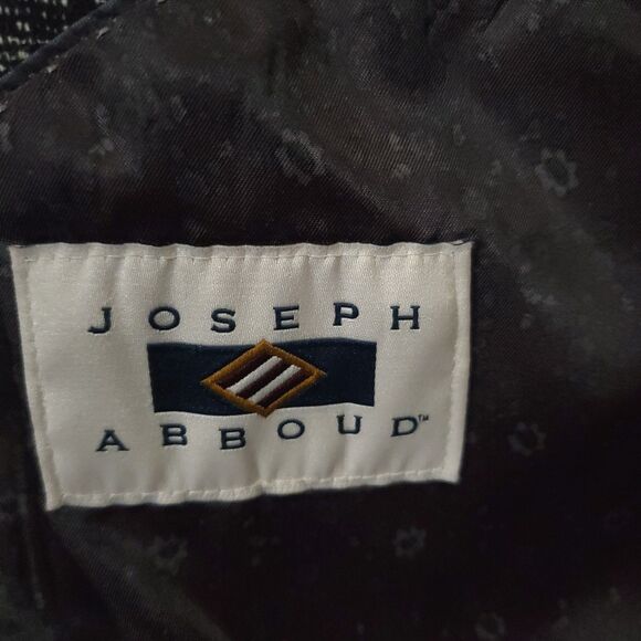 VTG Joseph Abboud Hamilton Soft Coat Blazer Jacket  42 R Windowpane Sport Coat - Picture 4 of 16